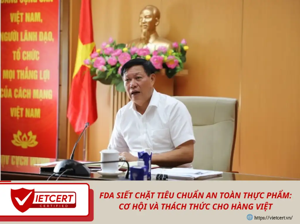 Tiêu chuẩn FDA an toàn thực phẩm ngày càng khắt khe đối với bao bì nhựa. Nguồn: Vietcert