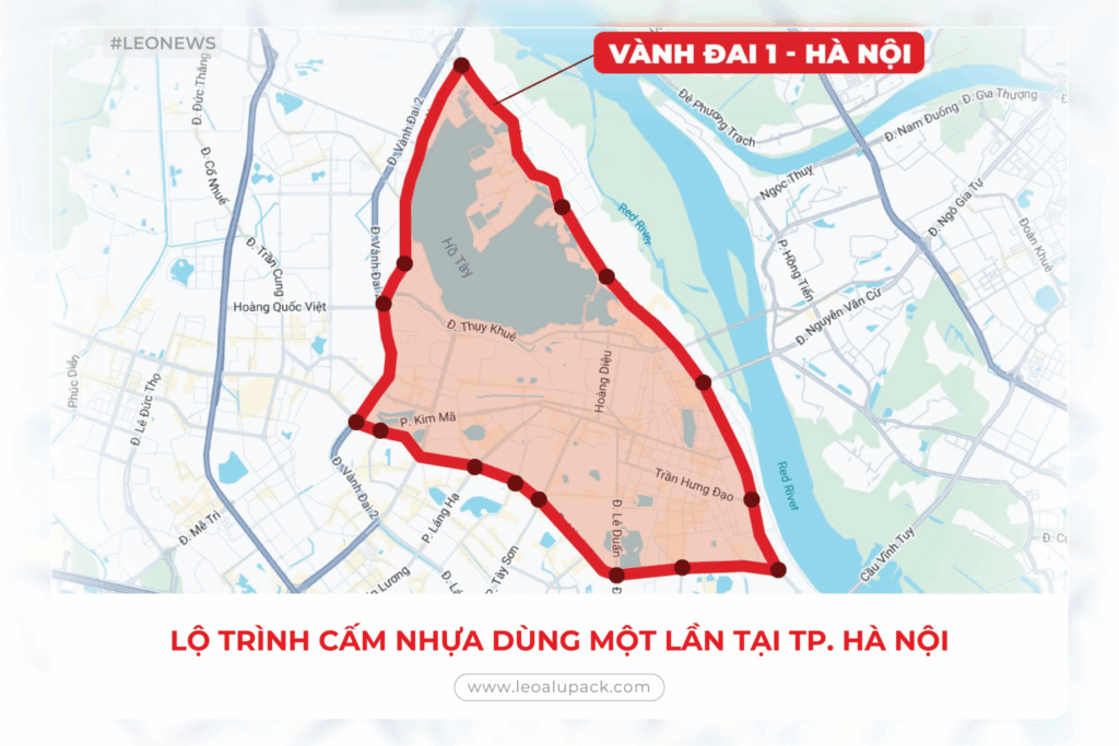 Lộ trình cấm nhựa của Hà Nội