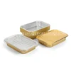Nắp seal nhôm & nắp nhựa đi kèm khay nhôm chữ nhật cao cấp 570ml từ LEO Aluminium Packaging