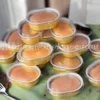 Ảnh nghệ thuật thực tế khay nhôm oval cao cấp 68ml đựng bánh ngọt