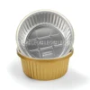 Ảnh nghệ thuật khay nhôm tròn cao cấp 3470ml từ LEO Aluminium Packaging thể hiện rõ thiết kế lòng khay