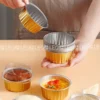 Ảnh thực tế khay nhôm tròn cao cấp 130ml từ LEO Aluminium Packaging đựng trứng nướng