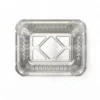 Cận cảnh thiết kế đáy khay nhôm phổ thông hình chữ nhật 250ml từ LEO Aluminium Packaging