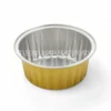 Cận cảnh chiều cao khay nhôm tròn đựng bánh cao cấp 130ml từ LEO Aluminium Packaging