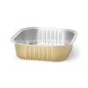 Cận cảnh chiều cao khay nhôm vuông cao cấp 100ml từ LEO Aluminium Packaging