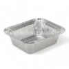 Cận cảnh chiều cao khay nhôm phổ thông hình chữ nhật 420ml từ LEO Aluminium Packaging