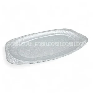 Cận cảnh độ sâu lòng khay nhôm oval 1500ml từ LEO Aluminium Packaging