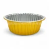 Cận cảnh độ sâu lòng & độ rộng miệng khay nhôm tròn cao cấp 1100ml từ LEO Aluminium Packaging