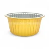 Cận cảnh độ sâu lòng & chiều cao vượt trộng của khay nhôm tròn cao cấp 1430ml từ LEO Aluminium Packaging