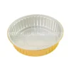 Cận cảnh độ sâu lòng & lòng khay nhôm tròn cao cấp 2000ml từ LEO Aluminium Packaging