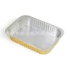 Cận cảnh lòng khay nhôm chữ nhật cao cấp 2166ml từ LEO, rộng rãi