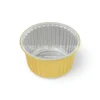 Cận cảnh độ sâu lòng của khay nhôm tròn cao cấp 725ml từ LEO Aluminium Packaging thích hợp đựng các món nhiều nước
