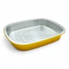 Cận cảnh lòng khay & vành khay của khay nhôm oval cao cấp 1340ml từ LEO Aluminium Packaging