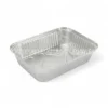 Cận cảnh độ sâu lòng khay nhôm phổ thông hình chữ nhật 3200ml từ LEO Aluminium Packaging