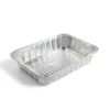 Cận cảnh độ sâu lòng khay nhôm phổ thông hình chữ nhật 5020ml từ LEO Aluminium Packaging