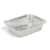 Cận cảnh lòng khay nhôm phổ thông hình chữ nhật 680ml từ LEO Aluminium Packaging