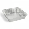 Cận cảnh vành khay & độ sâu lòng khay nhôm phổ thông vuông 880ml từ LEO Aluminium Packaging