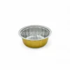 Cận cảnh lòng khay nhôm tròn cao cấp 250ml từ LEO Aluminium Packaging