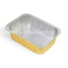 Cận cảnh lòng khay nhôm chữ nhật cao cấp 3300ml rộng rãi