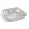 Cận cảnh vành khay nhôm phổ thông vuông 1370ml từ LEO Aluminium Packaging