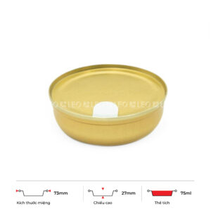 Chén nhôm tròn 75ml