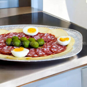 Khay nhôm oval 1500ml