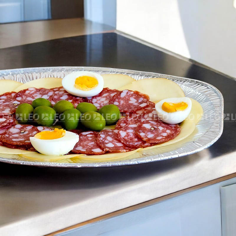 Khay nhôm oval 1500ml 4 Khay nhôm oval 1500ml