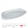 Khay nhôm oval 1500ml 1 Khay nhôm oval 1500ml