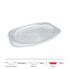 Khay nhôm oval 780ml 1 Khay nhôm oval 780ml