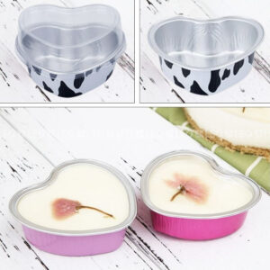 Khay nhôm trái tim cao cấp 100ml