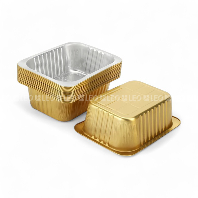 Khay nhôm chữ nhật cao cấp 1775ml 6 Khay nhôm cao cấp chữ nhật 1775ml