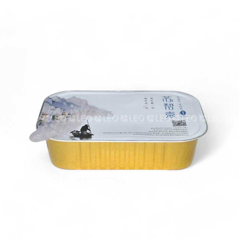 Khay nhôm chữ nhật cao cấp 750ml 6 Khay nhôm chữ nhật cao cấp 750ml