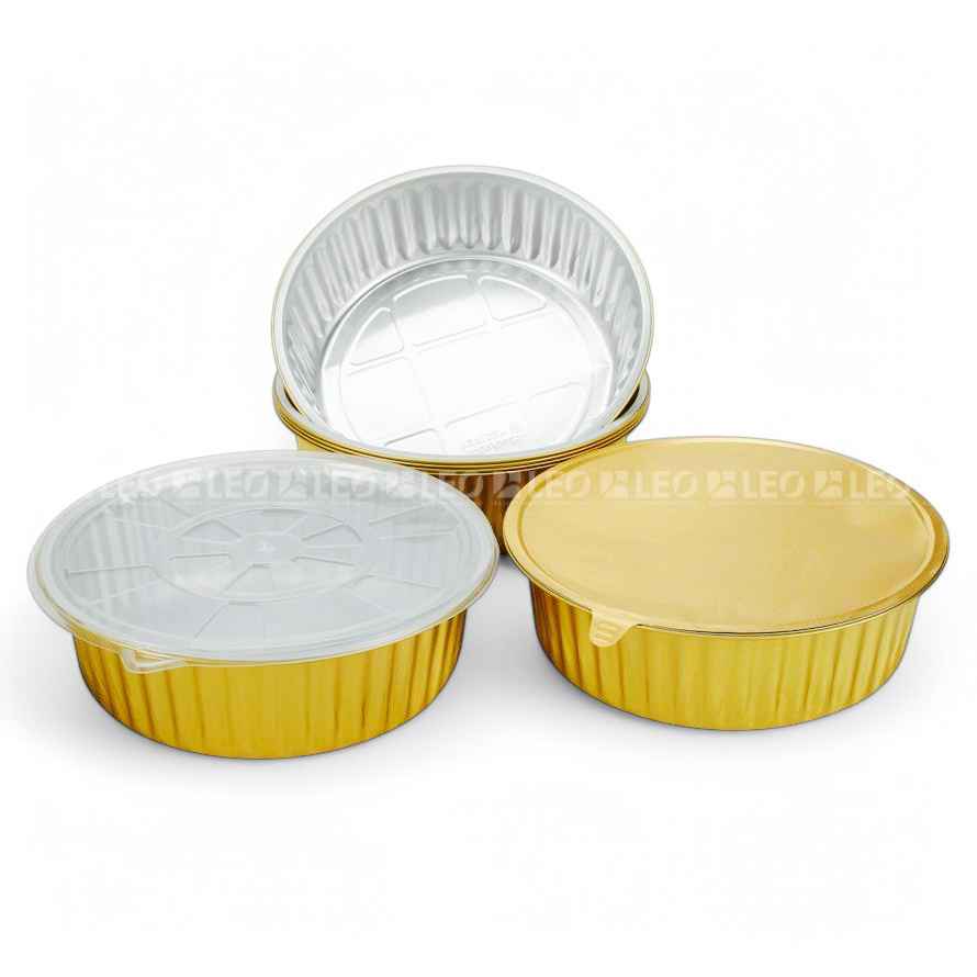 Khay nhôm tròn cao cấp 4000ml 4 Khay nhôm tròn cao cấp 4000ml