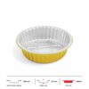 Khay nhôm tròn cao cấp 860ml 1 Khay nhôm tròn cao cấp 860ml