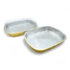 Khay nhôm oval cao cấp 1790ml và nắp nhựa đi kèm thực tế