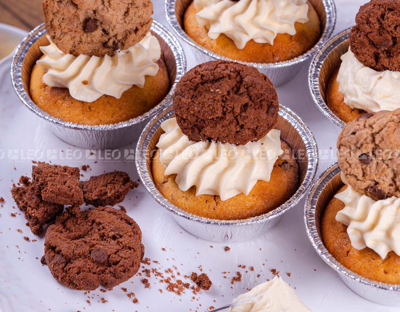 Khay nhôm tròn 55ml 4 Khay nhôm tròn 55ml