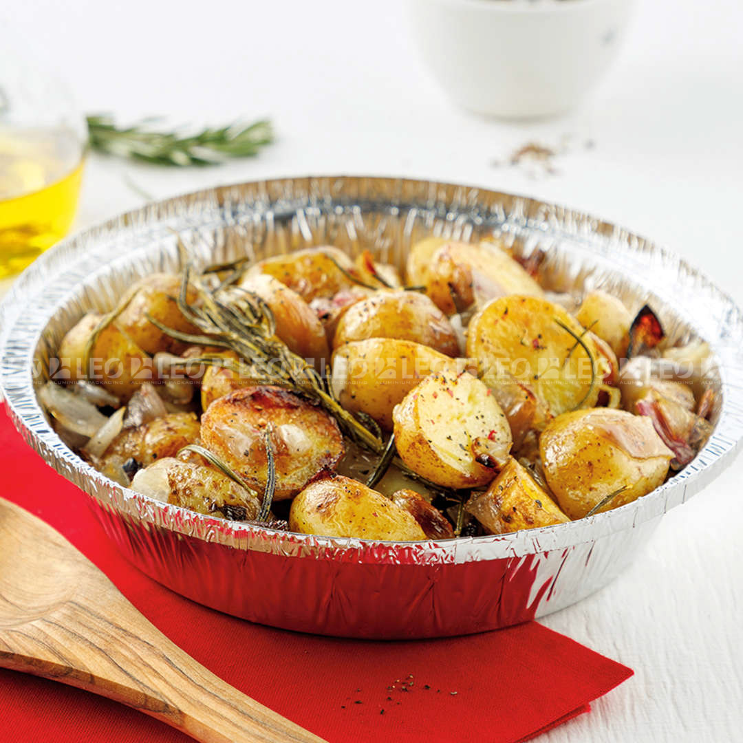 Khay nhôm tròn 670ml 7 Khay nhôm tròn 670ml