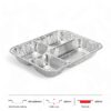 Khay nhôm đựng cơm 4 ngăn 850ml 1 Khay nhôm 4 ngăn 850ml