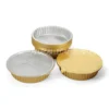 Khay nhôm tròn cao cấp 2430ml từ LEO Aluminium Packaging và các loại nắp đi kèm (nắp nhựa PP trong & nắp seal)