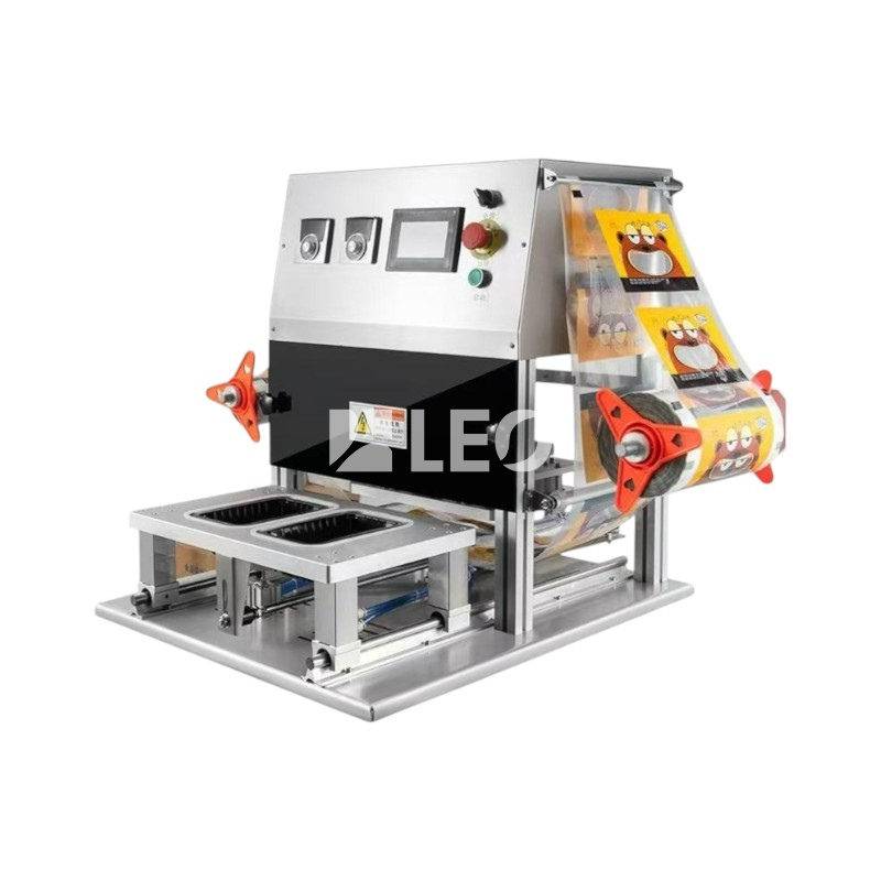 Máy cán màng khay nhôm