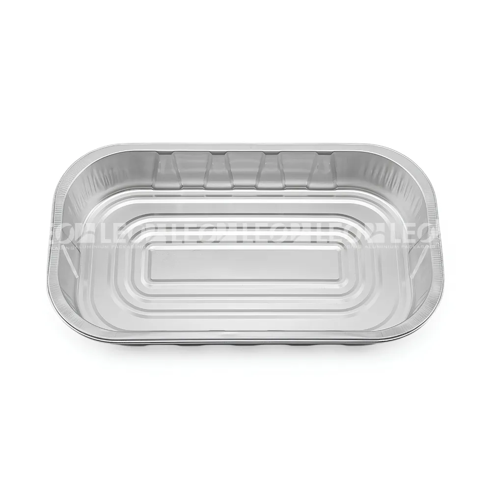 Mặt trong khay nhôm chữ nhật cao cấp 2200ml rộng rãi