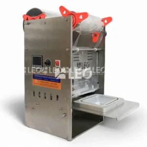 Máy cán màng khay nhôm đơn (1 vị trí) từ LEO Aluminium Packaging
