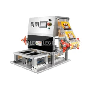 Máy cán màng khay nhôm 2 vị trí từ LEO Aluminium Packaging