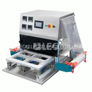 Máy cán màng khay nhôm 4 vị trí từ LEO Aluminium Packaging