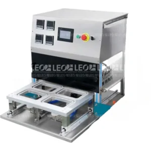 Máy ép seal khay nhôm 4 vị trí từ LEO Aluminium Packaging
