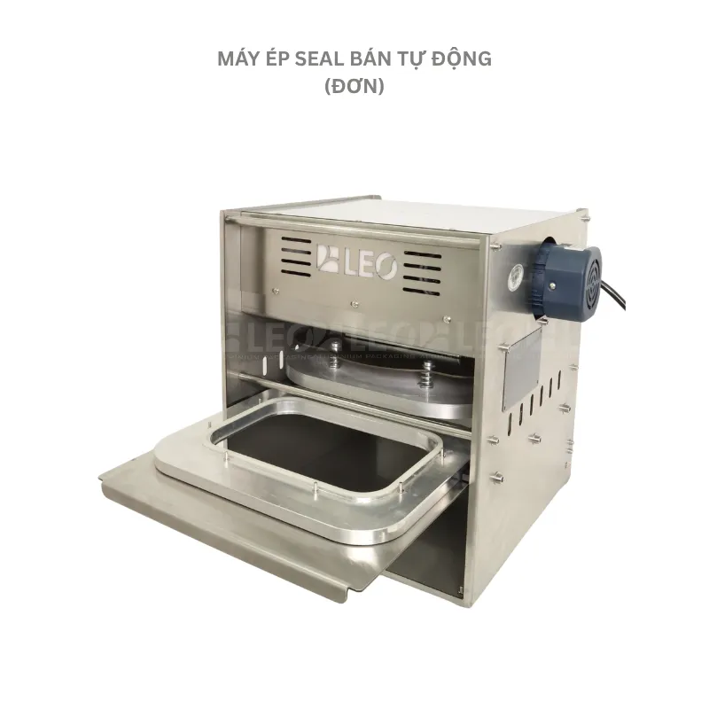 Máy ép seal nhôm bán tự động (đơn) từ LEO Aluminium Packaging