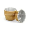 Chồng khay nhôm tròn cao cấp 450ml để khách hàng dễ hình dung độ gọn nhẹ, tiết kiệm diện tích lưu kho