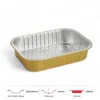 Thông số kích thước khay nhôm 1000ml LEO miệng 220x149mm