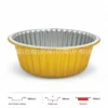 Thông số kích thước khay nhôm tròn cao cấp 1100ml LEO miệng 180mm, chiều cao 65mm