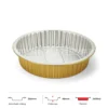 Thông số kích thước khay nhôm tròn cao cấp 2430ml LEO miệng 250mm, chiều cao 68mm